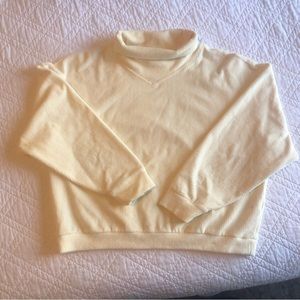 Women’s Madewell Cream Mock Neck Fleece XS
